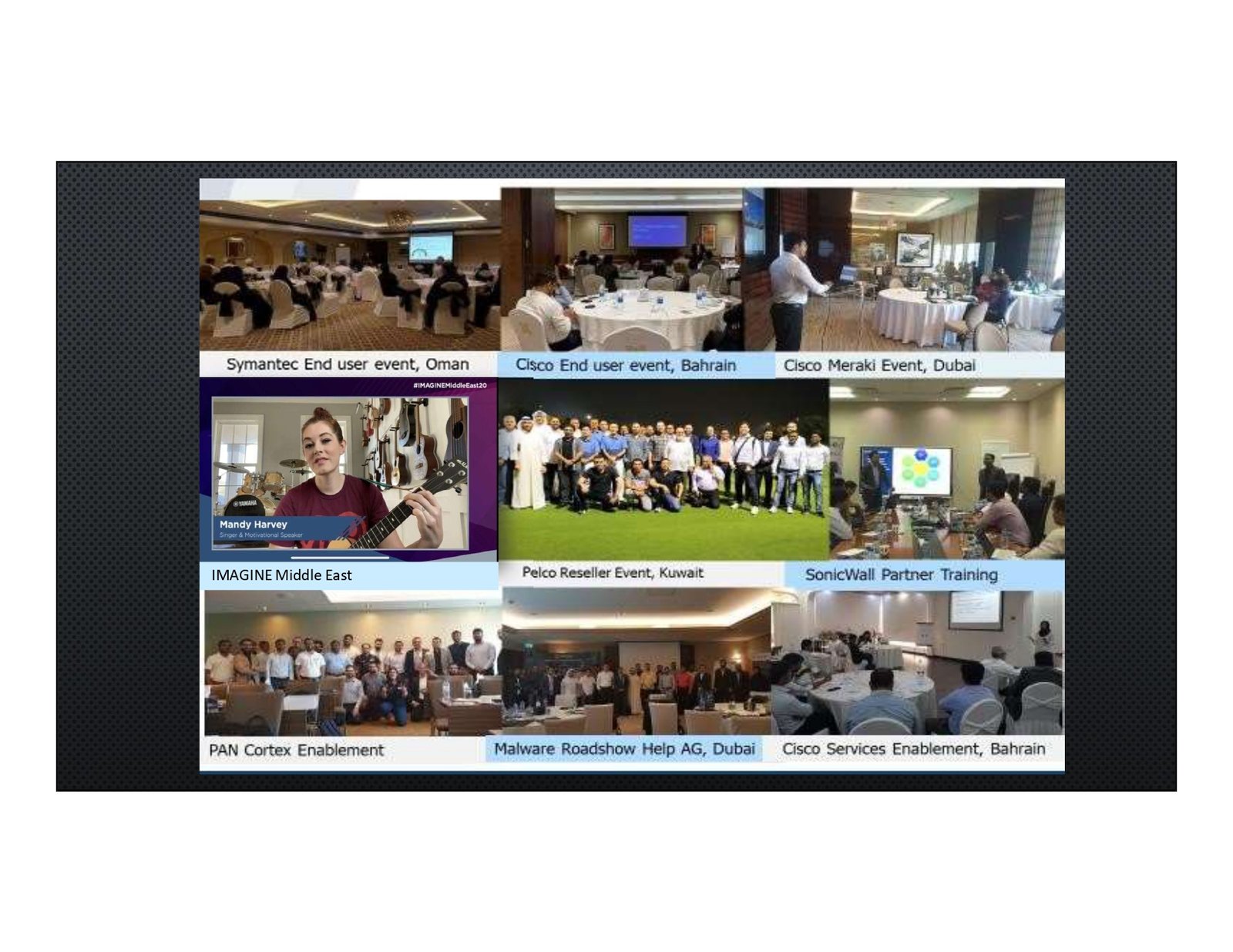 End-user events in Oman, Bahrain, Dubai, Kuwait and Cairo